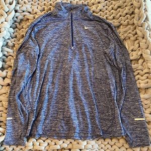 XL Nike Runner Quarterzip - Blue/Purple